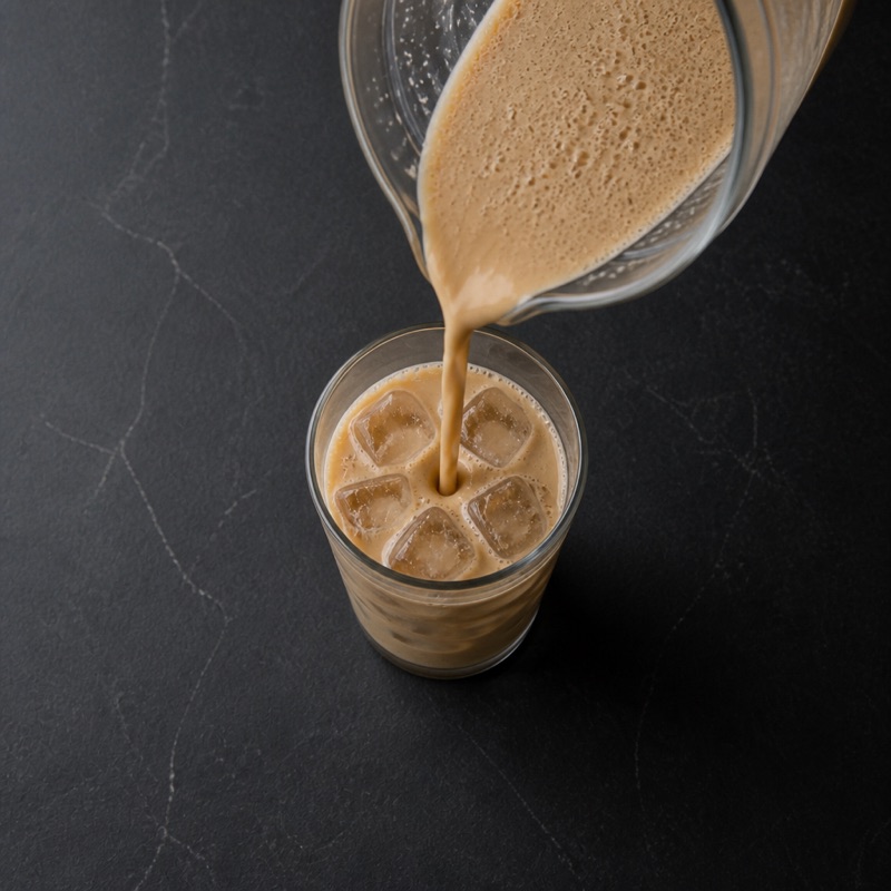 Step 2: Pour over more ice.