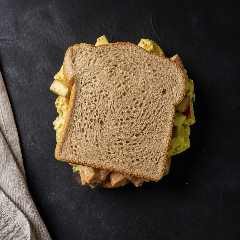 Step 3: Load between the bread slices. Press gently.