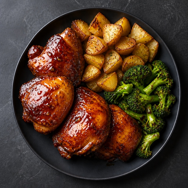 Step 4: Broccoli steams in the microwave meanwhile.