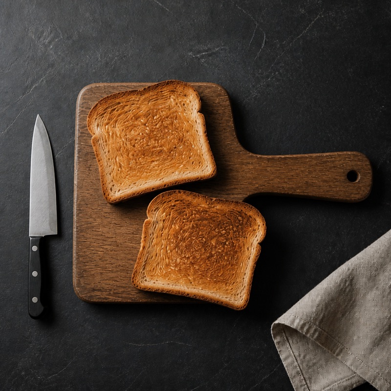 Step 1: Toast the bread.