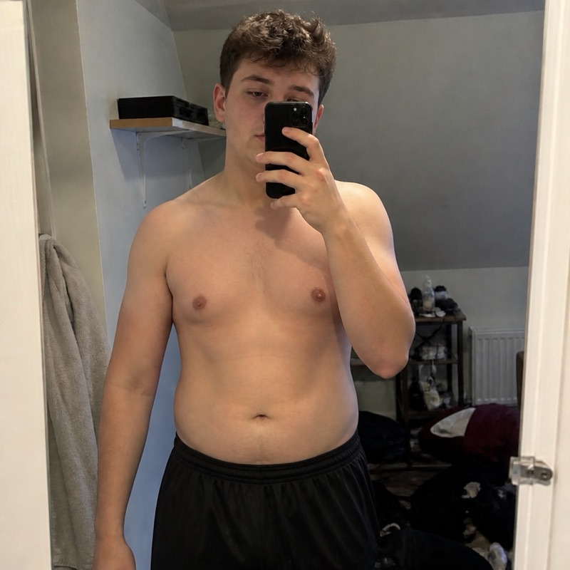 AI forecast, day 30 · ~21% body fat