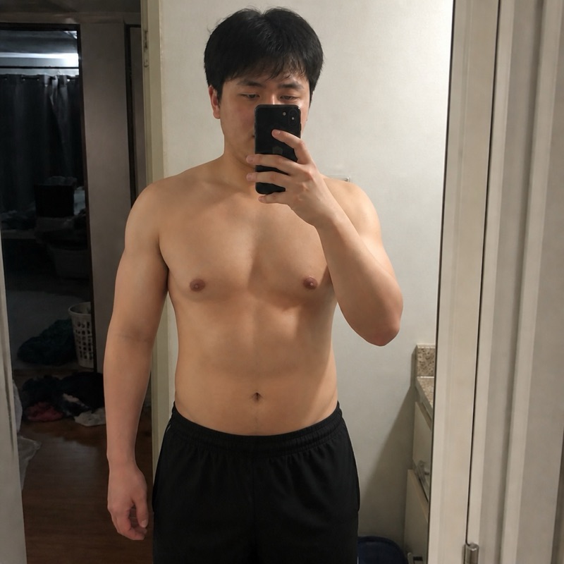 AI forecast, day 30 · ~21% body fat