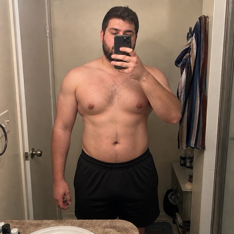 AI forecast, day 60 · ~21% body fat