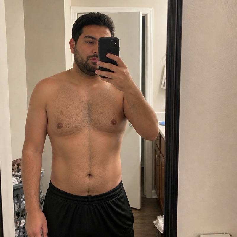 AI forecast, day 60 · ~17% body fat