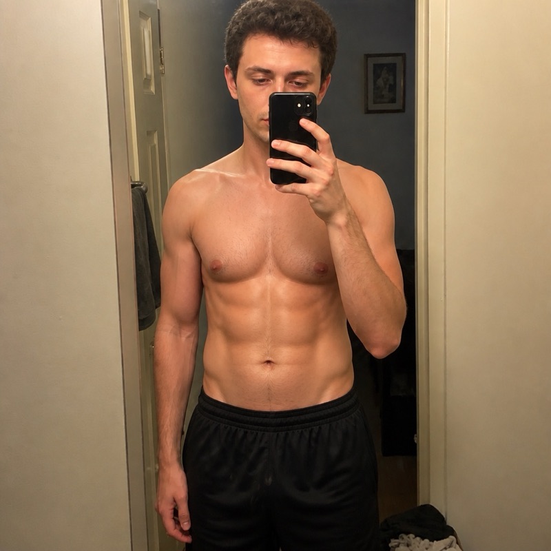 AI forecast, day 90 · ~14% body fat